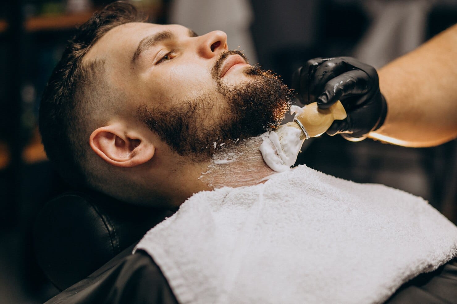 Professional beard grooming
